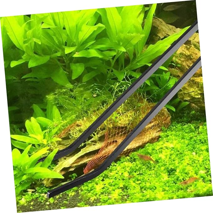 DOITOOL Practical and Durable 2Pcs -Slip Aquarium Tweezer Set
