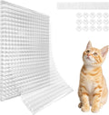 Mardili 10 Packs Scat Mat for Cats,Cat Spike Mat with 13X16 inches,Cat Repellent Mat Deterrent Indoor& Outdoor,Training Pads Keep Cats and Dogs Off Couch, Bed