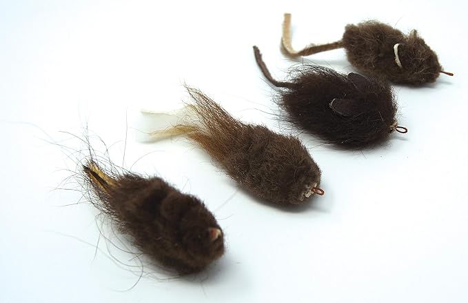 Fun Buffalo Rat Pack Plus Woolly Fish Refill/Attachments -Fits Wildcat and Popular Bird and Mouse Type Wands/Poles