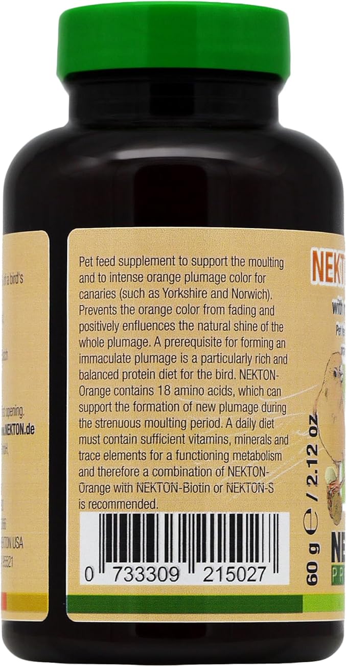 Nekton-Orange to Enhance Orange Color in Birds (60g / 2oz)