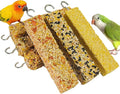 6PCS Parakeet Treats,Parrot Grains Mixed Treat Sticks,Vegetable & Grain Style Sticks,Bird Treats for Cockatiel Budgies Lovebirds Canary Conure Finches