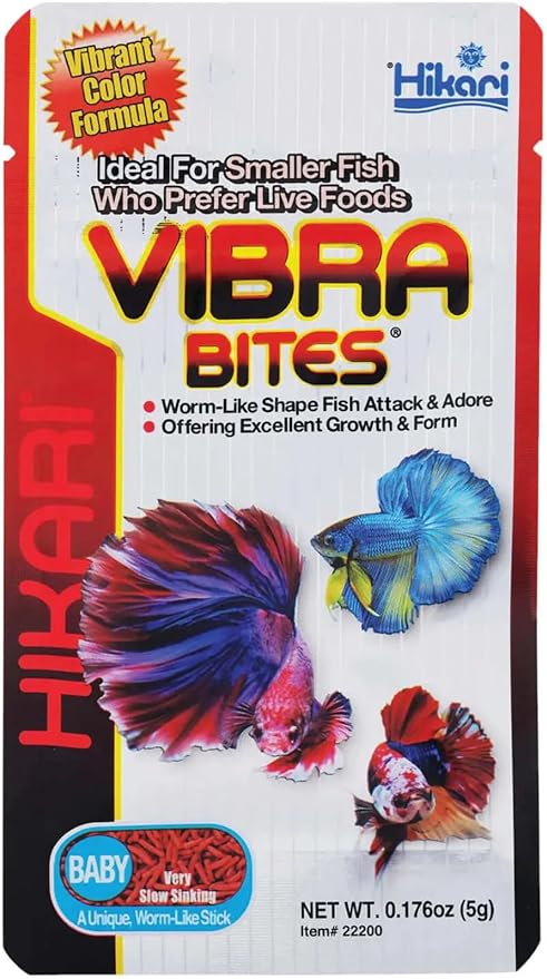 Hikari Vibra Bites Baby Tropical Fish Food, 0.18 oz