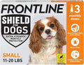 FRONTLINE Shield Flea & Tick Treatment for Small Dogs 11-20 lbs., Count of 3