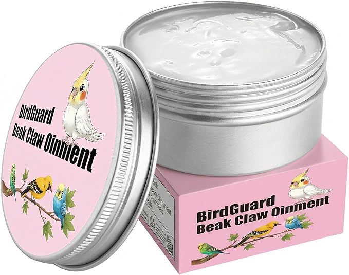Bird Beak Oil & Feet Ointment for Parrots – Beak Moisturizer, Dry Skin Relief & Claw Repair for Budgies, Cockatiels & Small Birds (Big Size Edition)