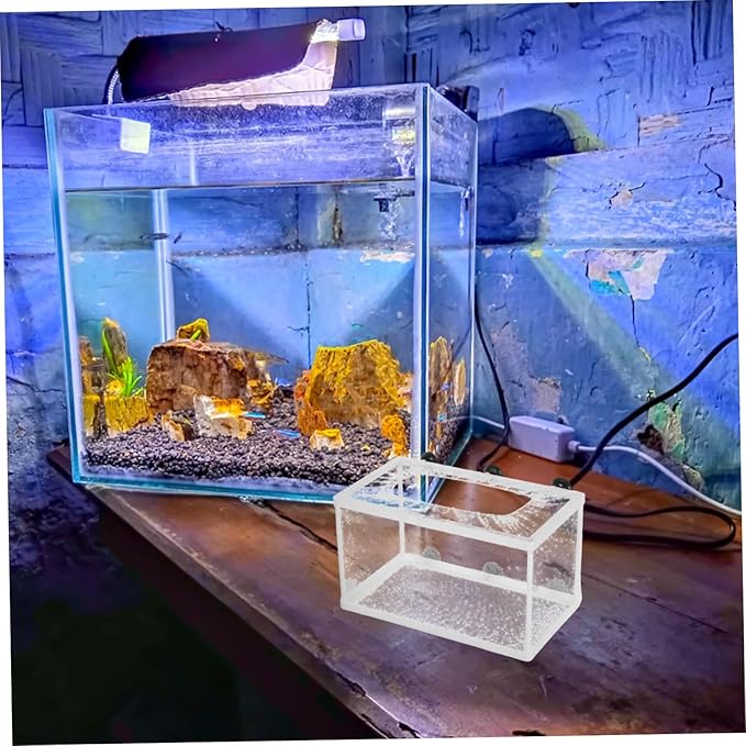 Big Size Fish Breeding Net Live Bearer Box for Aquarium Fish Incubator Suction Cups
