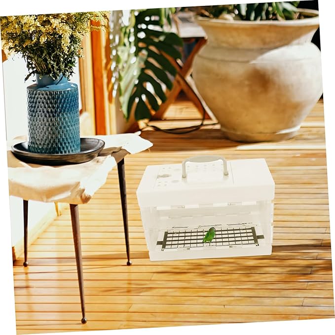 BESPORTBLE Outdoor Bird Carrier Cage for Small Parrots and Birds Portable Travel Cage Ventilation for Easy Airflow Compact Design for Pet Owners The Go