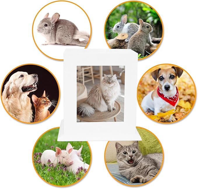 BRKURLEG Pet Urns for Dogs, Wood Pet Urn with Photo Frame, Dog Urn for Ashes, Pets Ashes Box Cremation for Cats Dogs, Suitable for Most Pets, Memorial Box for Dog