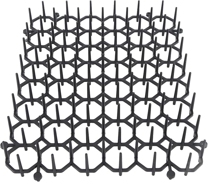 12Pcs Cat Deterrent Mat with Spikes, Anti Cat and Dog Training Mats for Indoor and Outdoor Use to Protect Plants and Furniture