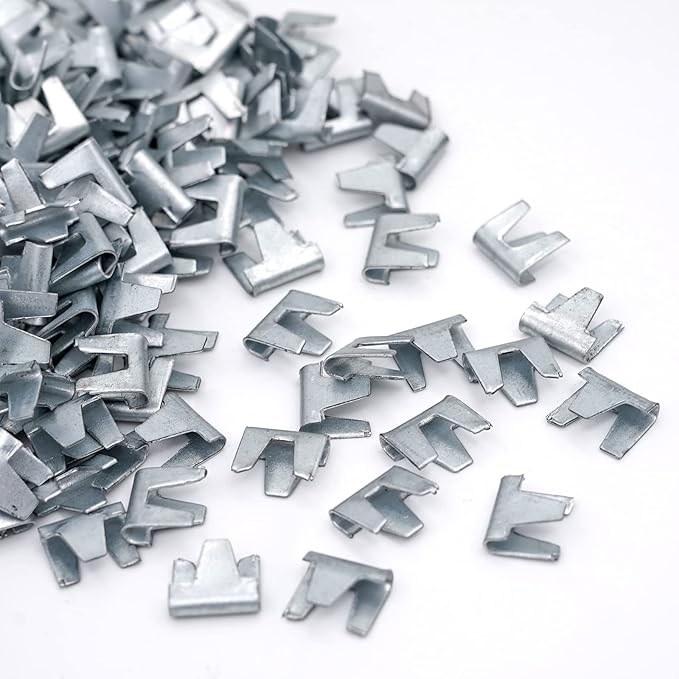 1200 Pieces Wire Cage Clips Rabbit Cage Clips Cage Building Clips for Quail Pigeon Chicken Pet Dog Cat Cage