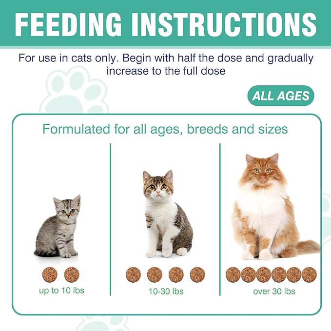 Hairball Remedy Treats for Cats, 150 Soft Chews Furball Control & Relief Treatment for Indoor Cats, Supports Skin & Coat Health Helps Eliminate & Prevent Hairballs Chicken Flavor