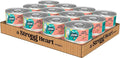 A Strong Heart Canned Wet Cat Food, Salmon Dinner Paté - 5.5 oz Cans (Pack of 24), Made in The USA with Real Salmon