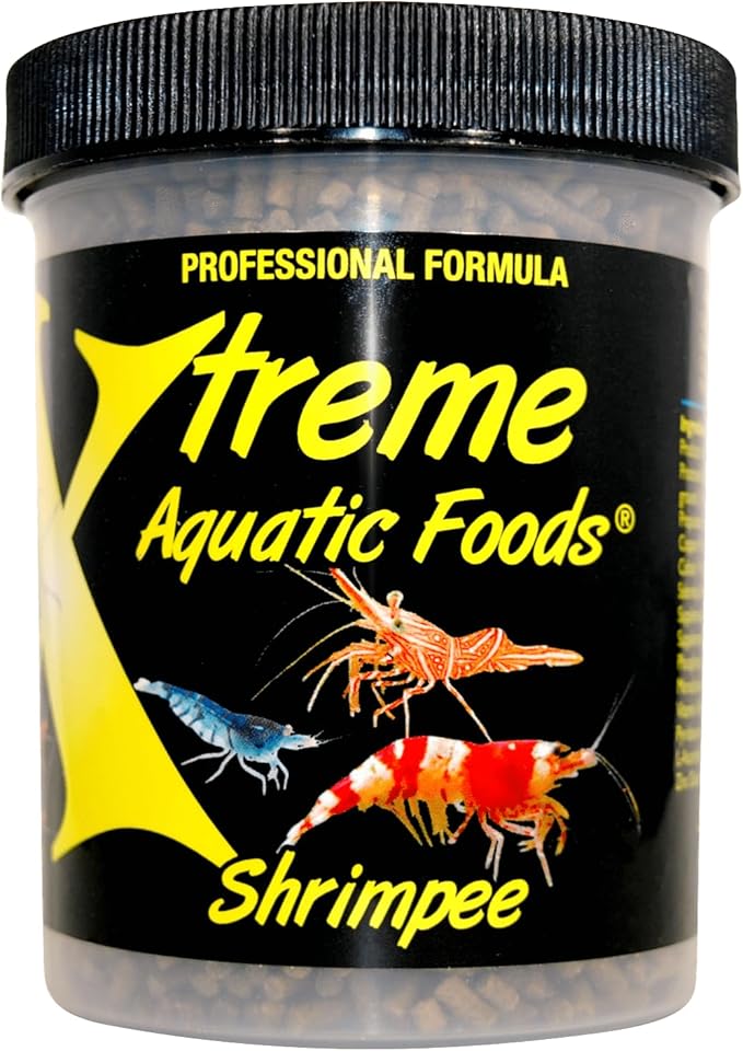 Xtreme Shrimpee 3mm Sinking Sticks: Nutrient-Rich, High-Vitamin Daily Fish Food for Shrimp, Corys, and Loaches, Ideal for Nano Tanks, Natural Treat for Vibrant Health - USA Farm Grown (6oz)