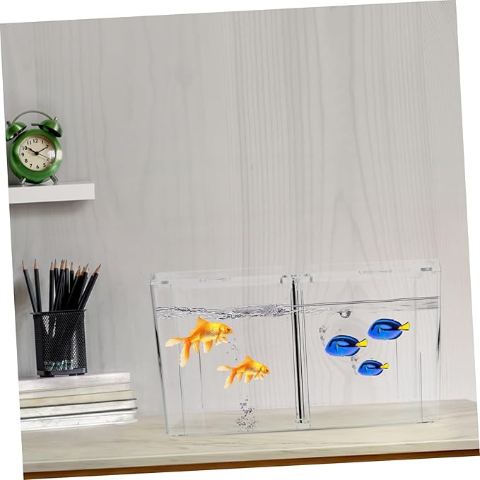 Totority 3-in-1 Multifunctional Fish Breeding Box Aquarium Isolation Container Divider for Breeding Fish Tank Hatchery Tool Suitable for Betta and Other