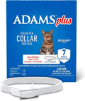 ADAMS Plus Flea & Tick Collar for Cats, Flea Collar for 7-Month Prevention, Adjustable Collar Fits Cats & Kittens, Kills Fleas & Ticks, 1 Count