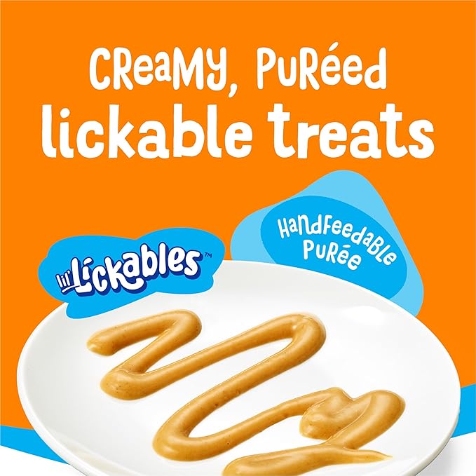 Purina Friskies Lil’ Lickables with Chicken Lickable Cat Treats - 16 oz (Pack of 32)