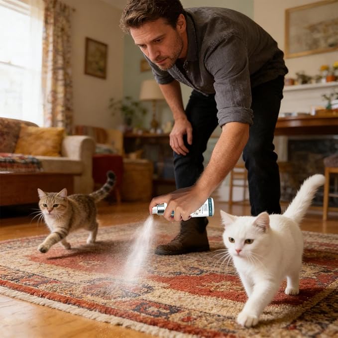Genérico Anti Scratch Spray for Cats, Carpet Protector 100ml, Training Spray Cats, for Furniture Sofa Carpet Balcony Door Garden