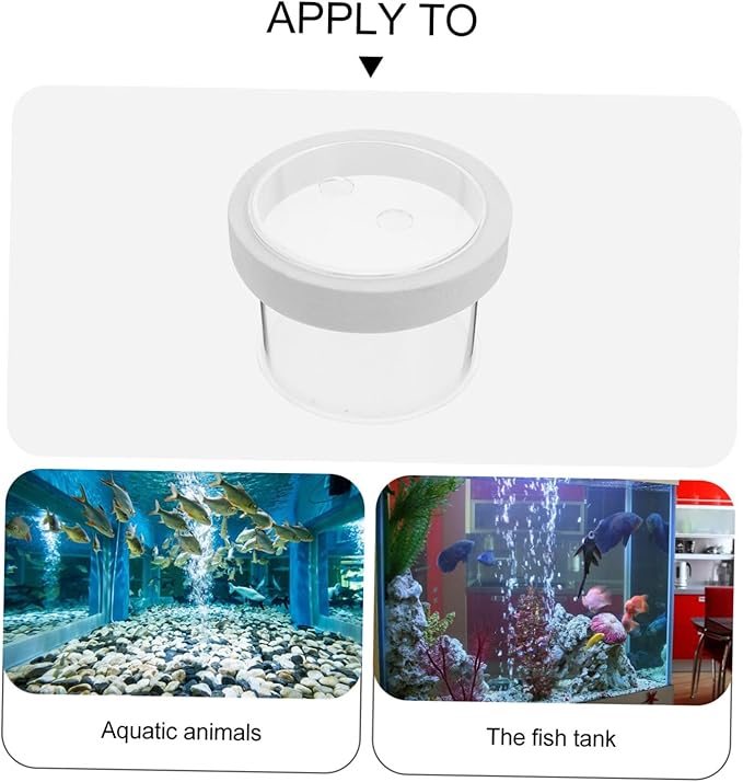 BESPORTBLE Floating Fish Isolation Box Durable Acrylic Aquarium Breeding Box for Fish Hatchery Easy to Clean and Use No Suction Cups Required Transparent Design for Observation