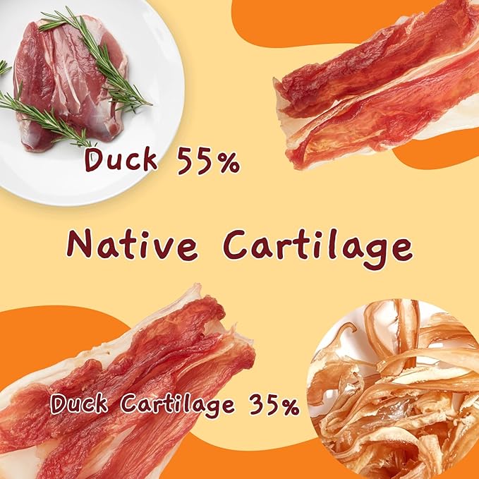 Jungle Calling Duck Wrapped Bones Dog Treats, Made with Real Meat & Cartilage, Rawhide Free Dogs Snacks,Healthy, Easily Digestible, and High Protein Chews Bone Treat, About 21 Count