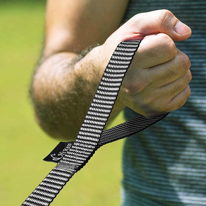 Hi Kiss Dog/Puppy Obedience Recall Training Agility Lead - 15ft 20ft 30ft 50ft 100ft Training Leash - Great for Training, Play, Camping, or Backyard(20ft,Black_White)