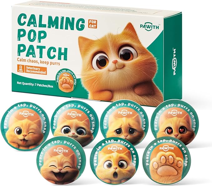 Cat Calming Diffuser – for Travel, Car & Home Use, Pheromone Diffuser for Cats & Kittens to Reduce Anxiety and Stress, No Electricity Needed, Long-Lasting Calming Support