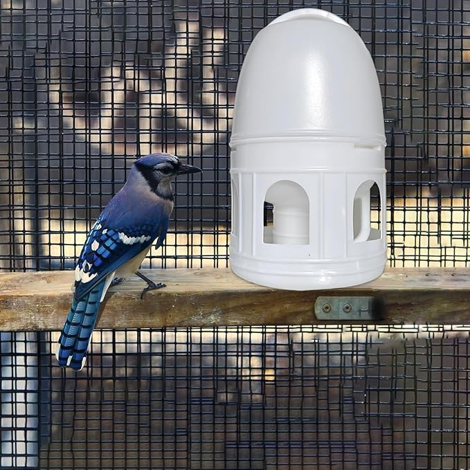 Bird Water Drinker, Pigeon Water Feeding Plastic Drinker Dispenser, 5L Pigeon Pet Water Pot Container, Water Automatic Feeders Dispenser Supplies