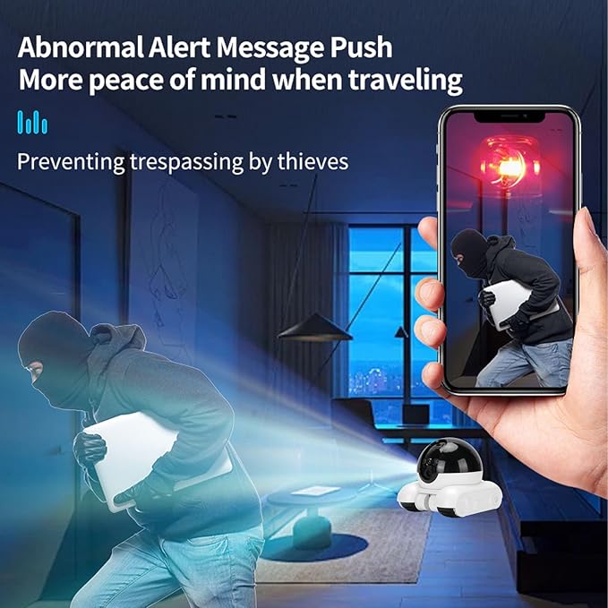 4G Pet Camera with Dual Lens, 1080P HD Video, 360° Rotating, 2 Way Audio, Night Vision Rechargeable Mobile Security Camera, Support APP Controlled, (Without Memory Card 200W) (Without Memory Card
