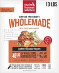 The Honest Kitchen Human Grade Wholemade™ Dehydrated Dog Food, Limited Ingredient Dehydrated Dog Food, Beef, 10 lb (makes 40lbs)