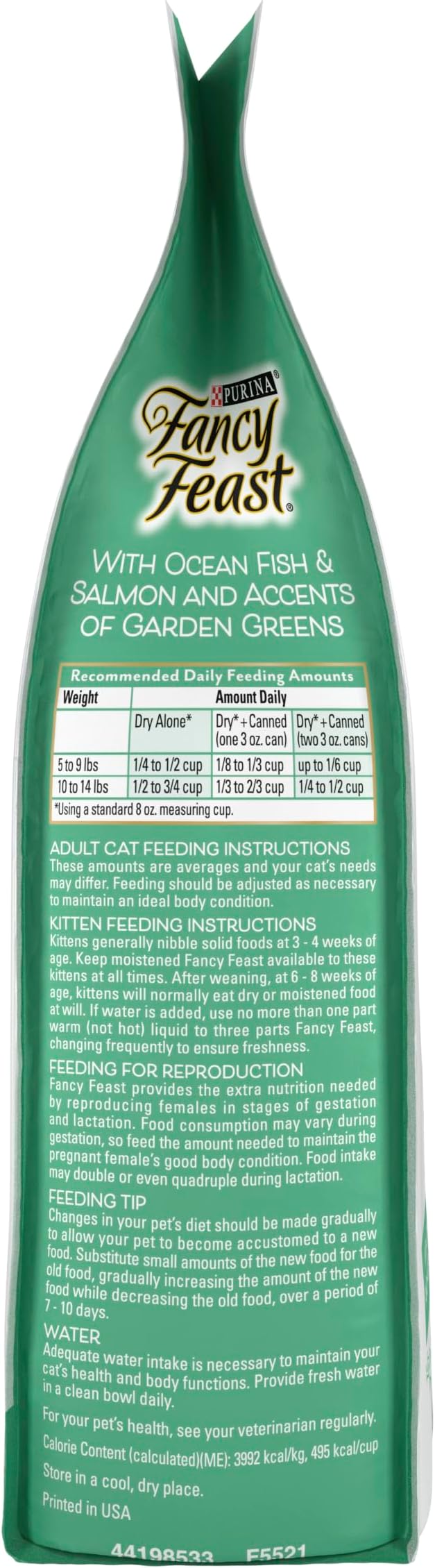 Purina Fancy Feast With Ocean Fish & Salmon Cat Food - (2) 3 Lb. Bag