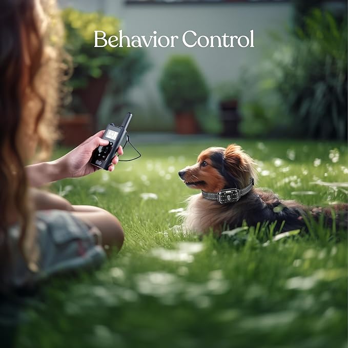 Dog Training Collar with Remote Waterproof Dog Shock Collar for Small, Medium, and Large Dogs Dog Training and Behavior aid with Beep Mode, 20 Vibrations Modes, 20 Shock Modes
