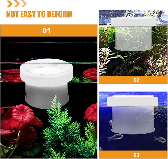 VANZACK Acrylic Fish Breeding -Sized Isolation Tank for Fry Acrylic Separator for Aquarium Fish Breeder Improved Survival Rate