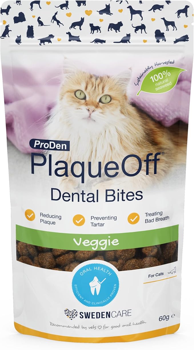 ProDen PlaqueOff Dental Bites Cat 60g