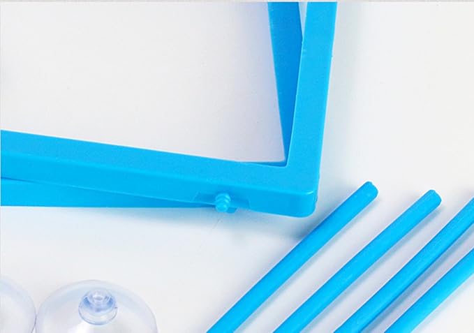 XMHF Fish Tank Aquarium Net Breeder, White Blue
