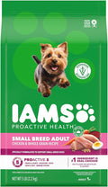 IAMS Proactive Health Small Breed Adult Dry Dog Food Chicken & Whole Grain Recipe, 5 lb. Bag