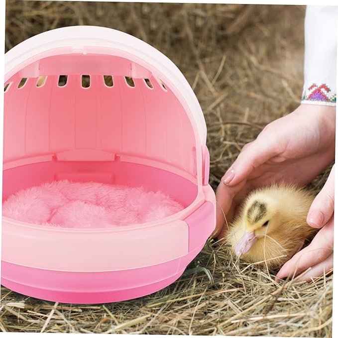 1set Portable Bird Carrier Nest with Warm Pad for Outdoor Cage for Easy to Material for Pet Travel
