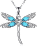 KZX Cat/Dog/Phoenix/Eagle/Whale/Shark/Puffin/Starfish/Chicken/Butterfly/Owl/Bee/Frog/Seahorse Necklace Sterling Silver Animal Pendant Jewelry Gift for Women