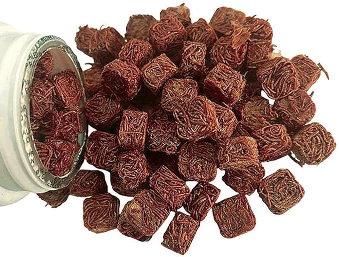 All Natural Tropical Fish Food for Small to Medium Sized Saltwater & Freshwater Fish - Betta Guppy Discus Cichlids Discus Goldfish Angel Fish (Blood Worms)