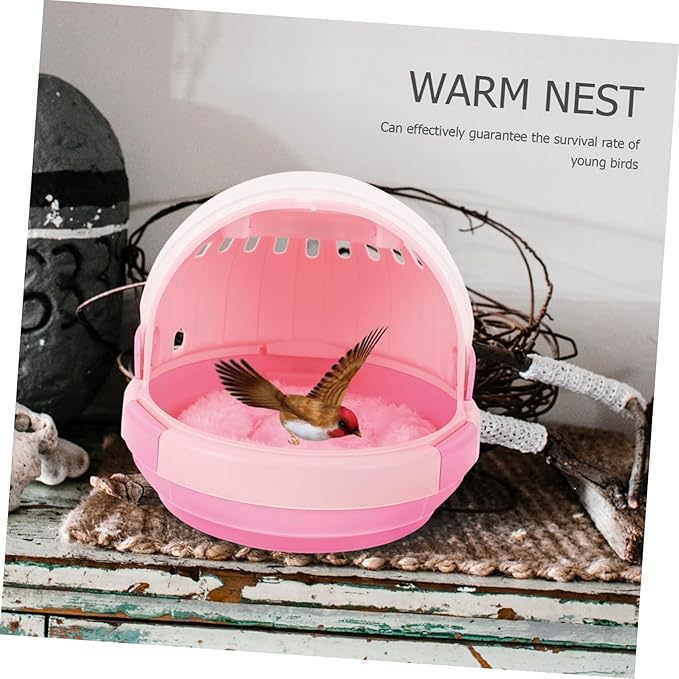 Small Bird Travel Cage Parrot Carrier Easy to Carry Bird Carrier Pad Safe