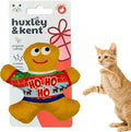 Huxley & Kent Plush Cat Toy - Holiday Interactive Catnip Toy for Cats & Kittens - Soft with Crinkle & Catnip - Fun Indoor Play - Ugly Sweater G-Man