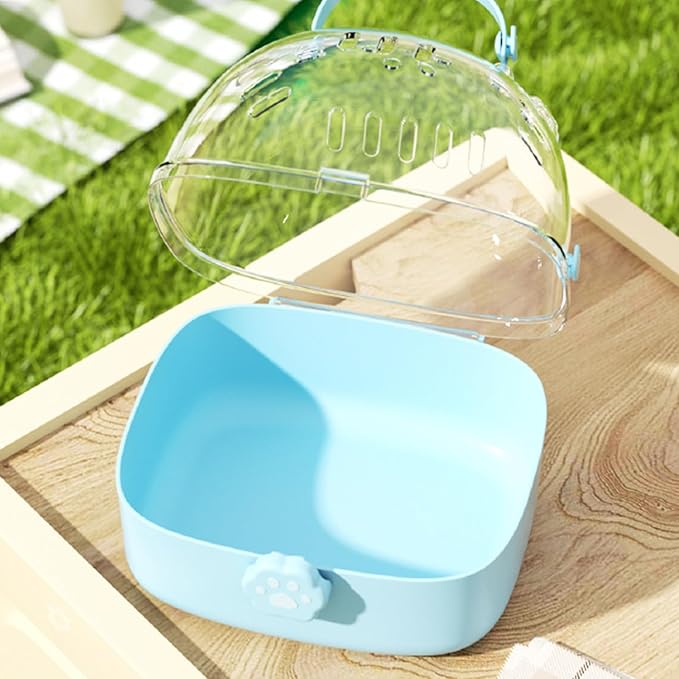 Bird Carrier Travel Cage, Portable Panoramic View Bird Travel Cage, Secure Ventilated Habitat with Water Bottle, Outdoor and Wild Adventures, Safe Transport for Small Birds, Parrots, Finches, Budgies