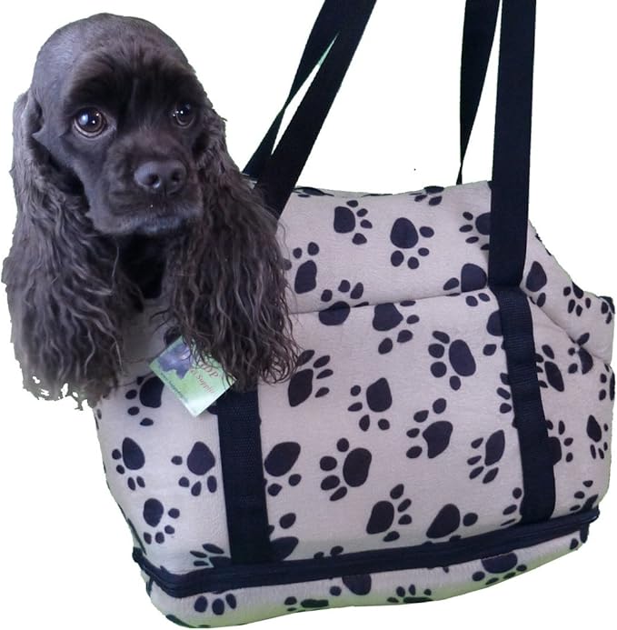 HDP Paw Style Small Pet Carrier Color:Black Size:Small