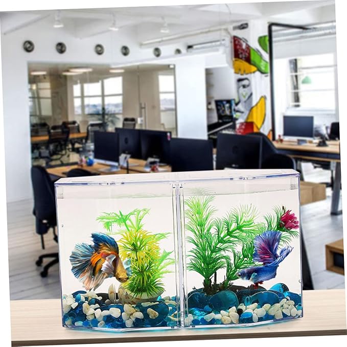 Milisten Professional Transparent Fish Isolation Box Multi Functional Breeding Tank for Fish Fry for Safe Separation and Incubation Aquariums