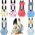 6 Pcs Chicken Diapers for Hens Rooster Ducks Reusable Washable Duck Diapers with Bow Tie for Ducklings Hens Goose Poultry Adjustable Clothes for Hen Rooster Chicken(Classic,M)