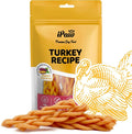 iPaw Turkey Dog Treats, All Natural Human Grade Dog Treat, Suitable for Training chew, US Sourced Raw Material, Hypoallergenic, Rawhide Alternative,Braided Stick (Sweet Potato)