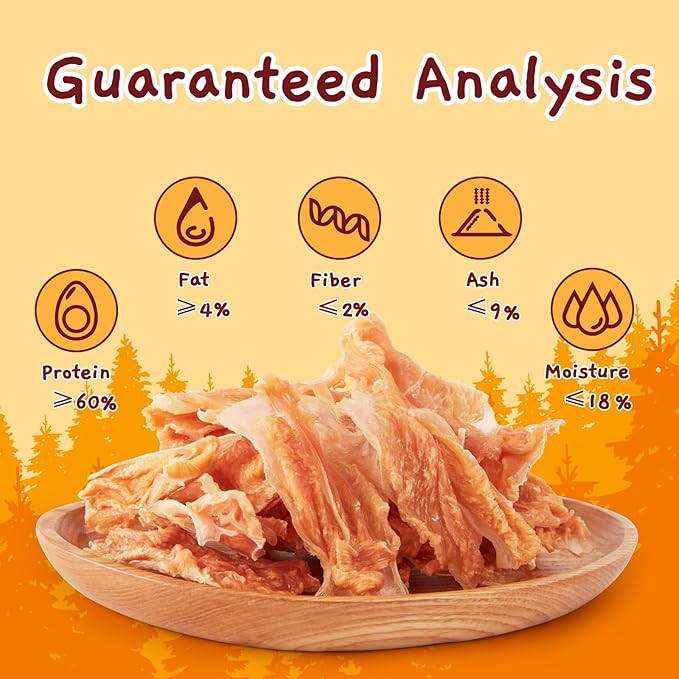 Jungle Calling Dog Treats, Chicken Wrapped Bones, Rawhide Free Chews Made with Real Meat and Duck Cartilage, Jerky Dogs Treats Chewy Snacks, About 21 Count