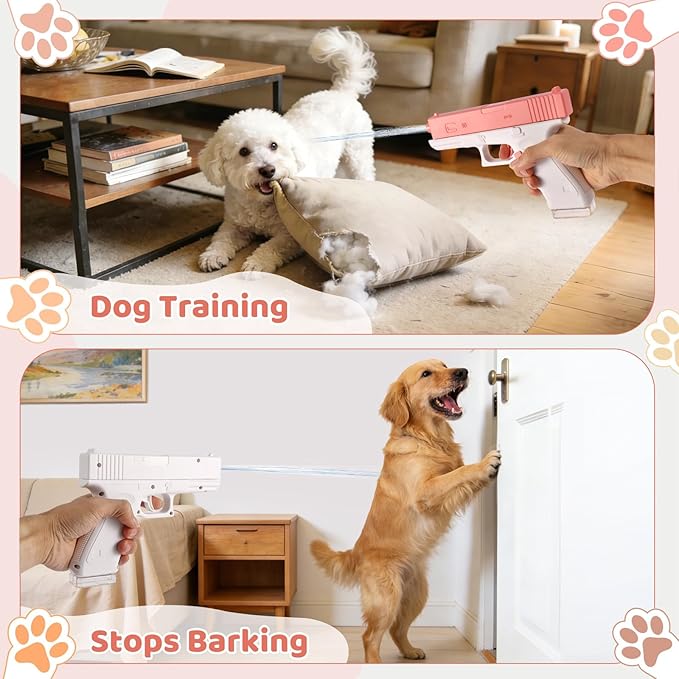 2 Pack Squirt Spray for Cats Dogs Training Squirt for Cats Deterrent Water Spray Pistols for Dogs Pets Training, Detachable Water Tank Design for Reduced Leaks