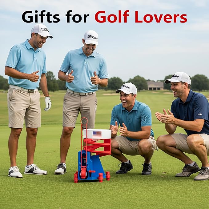 Golf Ball Dispenser, Golf Ball Launcher Pro, Automatic Golf Ball Dispenser & Launcher Pro, High-Capacity Hands-Free Practice Machine