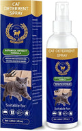 Cat Deterrent Spray - Natural Citrus-Scented, Indoor & Outdoor Training Spray to Stop Scratching on Furniture, Carpets & Curtains (4.06 oz) (Blue1)