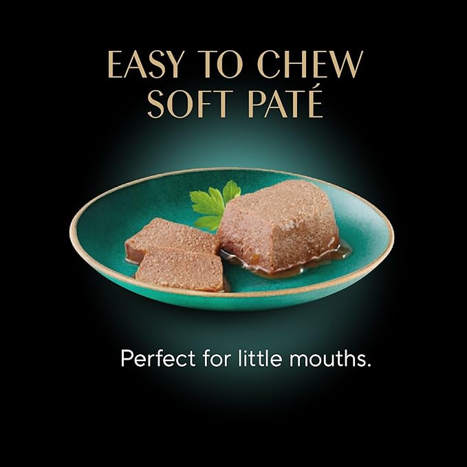 Sheba Perfect Portions Kitten Wet Food,Pate Cat Food Wet Entree,Chicken Recipe and Salmon Recipe,2.6 oz. -Pack Trays (,24 Servings),12 Count (Pack of 4)