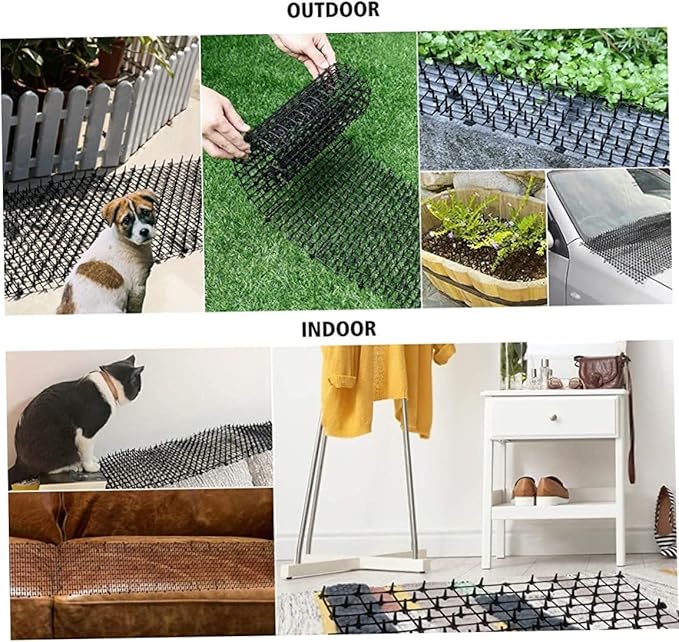 2m x 28cm Cat Scat Mat with Spikes Cat Dog Animal Spikes Repellent Deterrent Mat Anti Indoor Outdoor for Garden Fence