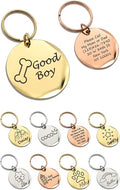 MignonandMignon Personalized Dogs Cats ID Tags Pet Collar Coin Charm Lovely Symbols Dog Name Collar Accessories Father's Day Gift Custom Engraved Products for Extra Small Dog Anti-Lost Pet -AID-C-S